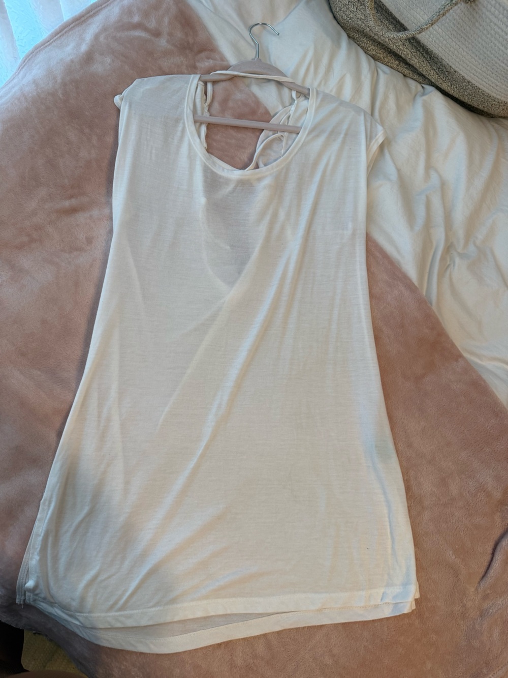 Women’s White cover up dress - Lightweight Essential